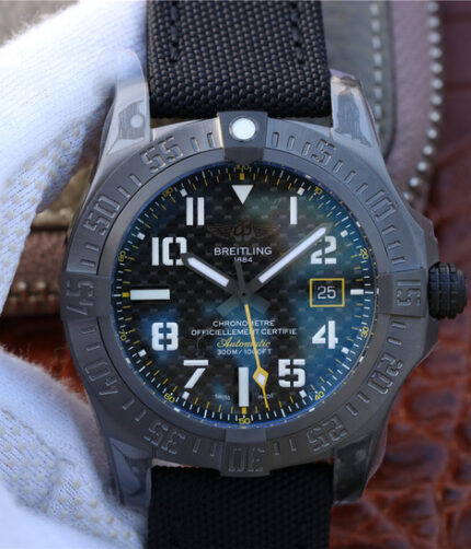 TW Europe Limited Edition Breitling Avenger Blackbird Reconnaissance Aircraft Carbon Fiber Watch.