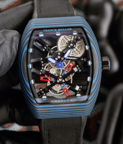 FM Franck Muller colored fiber shell hollow design watch
