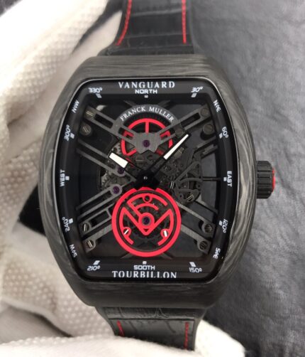 FM Frank Muller carbon fiber skeleton watch