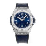 MS Hublot Big Bang "One Button" Steel Rainbow Watch