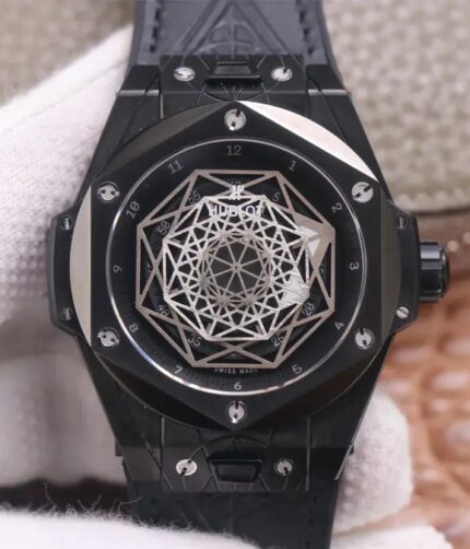 HB Hublot Big Bang Sang Bleu tattoo watch personality debut!