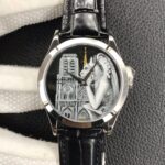 FL Patek Philippe 5077P micro-painted enamel series watch "The Stone Monster of Notre Dame de Paris"