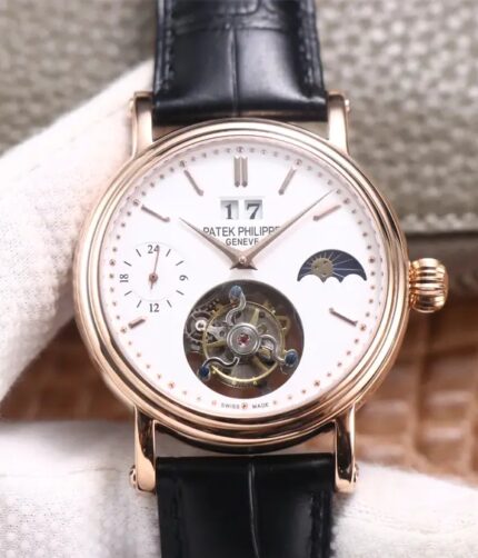 AX Patek Philippe Complication (Large Date Display) Tourbillon Watch