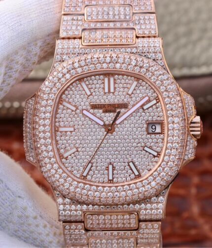 R8 Patek Philippe Nautilus 5719/10G-010 Platinum Watch
