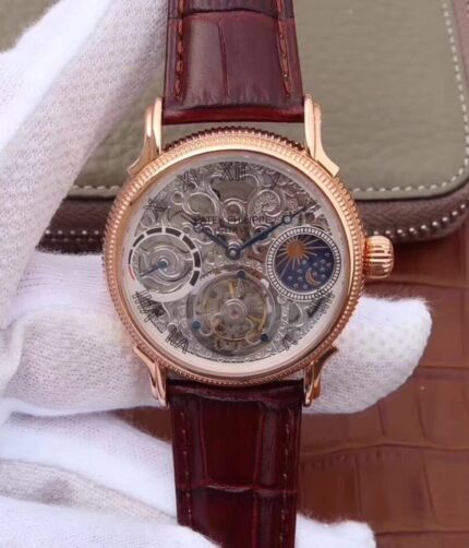 Patek Philippe Tourbillon (hollow kinetic energy display) moon phase stars