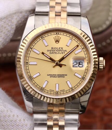 N Rolex 36mm Women's Datejust Gold Packed Series.