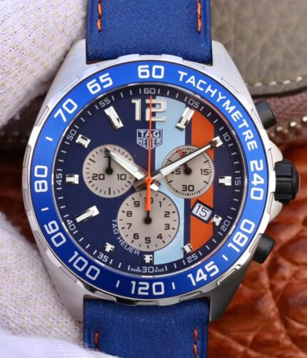 TAG Heuer F1 series GULF special edition quartz men's watch.